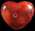 Colorful Carnelian Agate Heart #59563-1